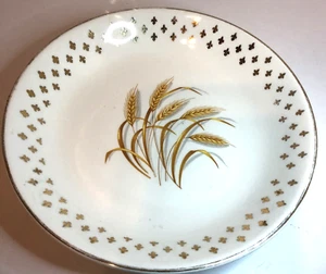Vintage - Homer Laughlin Gold Fleur de Lis & Weizenmuster - Salatteller - Bild 1 von 6