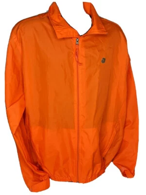 PANERA BREAD EMPLOYEE WINDBREAKER JACKET, ORANGE, SIZE LARGE, NEW NWOT, GENUINE - Image 1 of 4