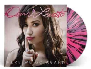 Demi Lovato - Here We Go Again PINK BLACK SPLATTER COLORED Vinyl LP Limited - Picture 1 of 1
