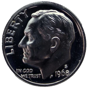 1968-S Proof Roosevelt Dime - Bild 1 von 2