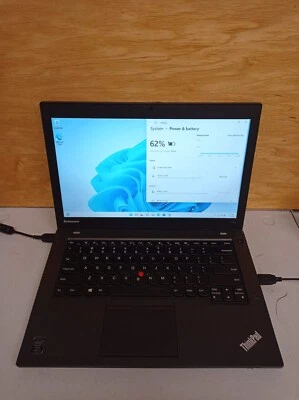 Lenovo ThinkPad T440 Core i3-4030U 1.9GHz 8GB RAM 750GB HDD CHARGER PC00NWFD - Image 1 of 4