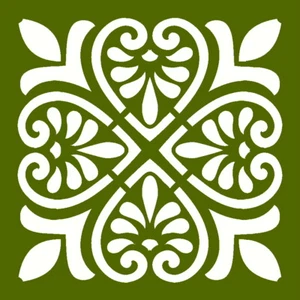 TENCIL RIUTILIZZABILE 10215 U 12"x12" Mosaico Piastrelle Design Mylar Stencil - Foto 1 di 1