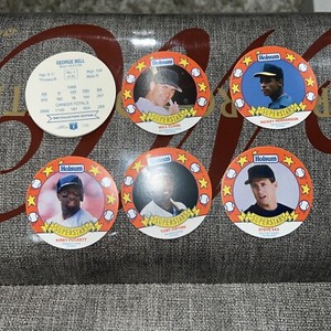 1990 HOLSUM DISC CARD SET OF 20 RAINES PUCKETT GWYNN HENDERSON YOUNT CLARK SAX