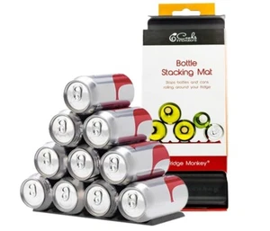 New Fridge Monkey Bottle/Can Stacking Mat by Cooks Innovations - Picture 1 of 5