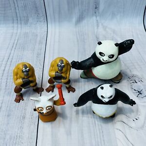 McDonalds Happy Meal Toys Kung Fu Panda Action Figure Collectible Lot Of 5