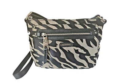 Women Handbag Dana Buchman color black and brown medium size - Image 1 of 4