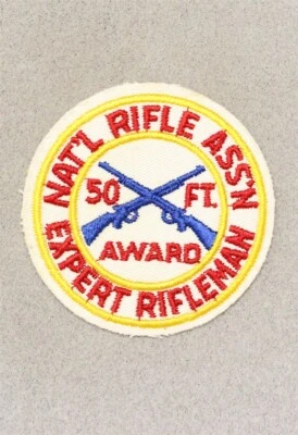 NRA Expert Refleman 50 Feet Award (patch 1241) - Image 1 of 2