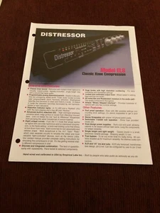 Original Vintage Empirical Labs EL8 Distressor Brochure 1990s  - Picture 1 of 1