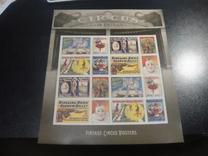 USA 2014 Sc#4898-05 Vintage Circus Posters FOREVER Imperf Sheet/16 Stamp MNH XF - Picture 1 of 1