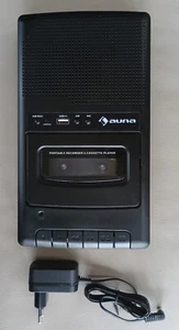Auna RQ-132 Cassette Recorder Tape Portable Player Recorder Loudspeaker USB Mic - Picture 1 of 4
