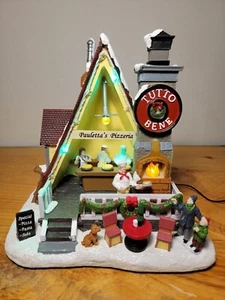 2020 LEMAX Enchanted Forest "PAULETTA'S PIZZERIA" LED Musical ~VIDEO~ - Picture 1 of 15