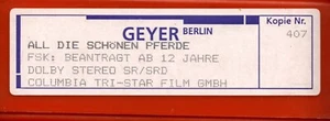 Kino # 35mm # Trailer # All die schönen Pferde # Flat # Trailer # 2000 - Photo 1/5
