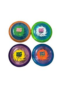 Frisbee 10"  funtastic soft grip Disc flyer Toy Fun pack of 4 NEW
