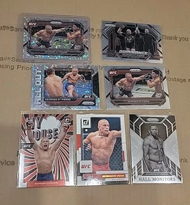 Georges St-Pierre Lote De 7 Tarjetas UFC Panini Disco All Out My House Hall Como Nuevas - Imagen 1 de 16