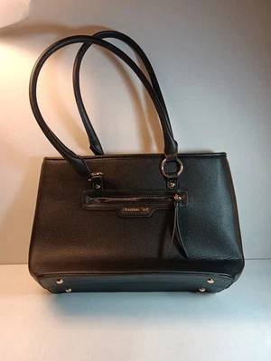 Montana West Black Tote Bag Shoulder Bag Purse Classic - Image 1 of 4