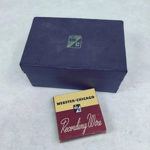 Carrete de cinta grabadora WEBSTER WIRE GRADING en blanco 15 min NOS - Imagen 1 de 8