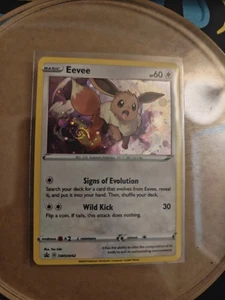 Pokemon TCG Eevee SWSH042 Black Star Promo Galaxy Swirl oder Mew-tail Swirl - Bild 1 von 4