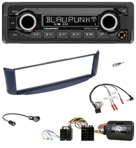 Blaupunkt Bluetooth DAB Lenkrad USB Autoradio für Smart ForTwo 2004-2007 blau - Bild 1 von 12