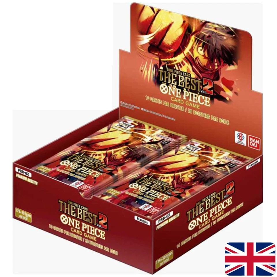 One Piece Card Game THE BEST PRB-02 Booster Box Premium Sealed ENG BANDAI CARD G - Immagine 1 di 1