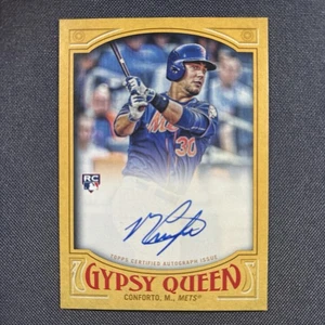 Michael Conforto RC *Gold Auto/50* 2016 Topps Gypsy Queen Rookie #GQA-MC Mets - Imagen 1 de 2