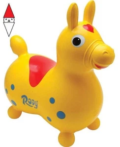 PRIMA INFANZIA LEDRAPLASTIC CAVALLO RODY GIALLO 7012 - Imagen 1 de 1