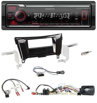 Kenwood Lenkrad Bluetooth USB DAB Autoradio für Nissan X-Trail 14-17 24 Pin Stec - Bild 1 von 4