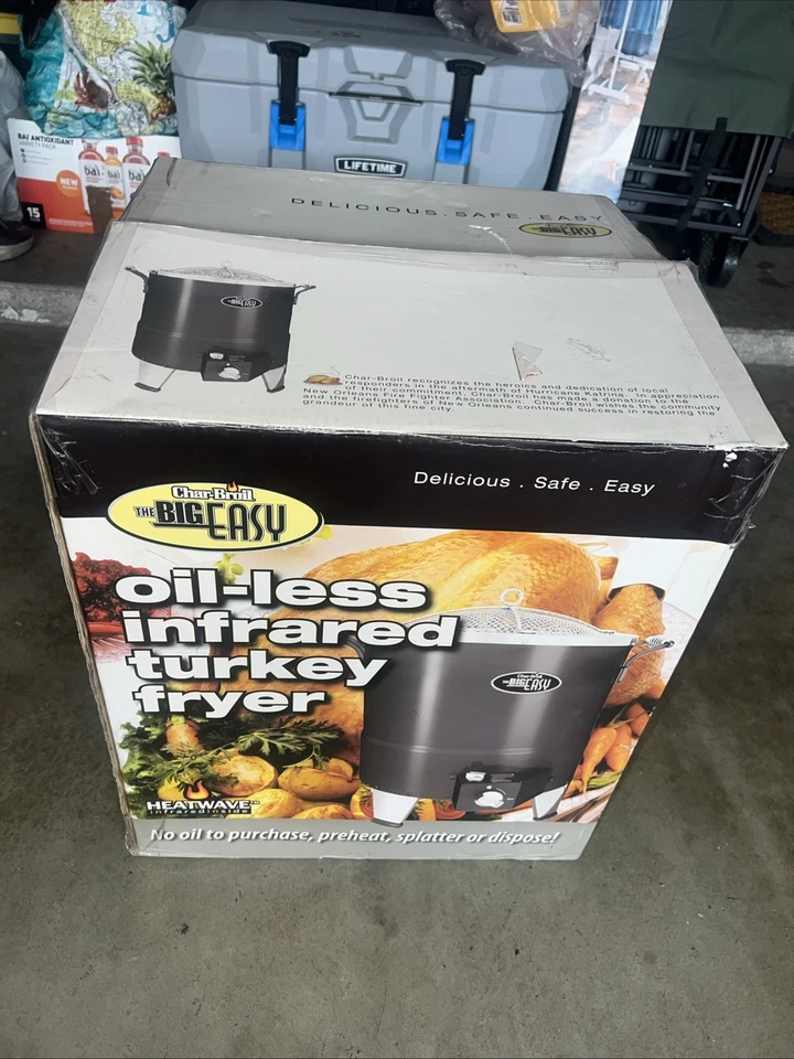 Char-Broil The Big Easy Oil-Less Infrared Turkey Fryer Up To 16 Pounds No Oil