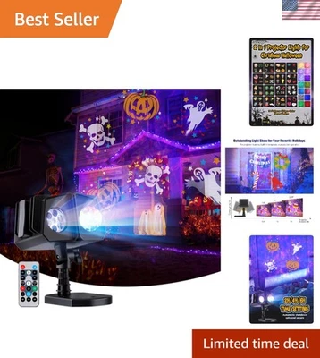 Multicolor 3D Ocean Wave Projector with Remote for Indoor & Outdoor Festivities - Image 1 of 4