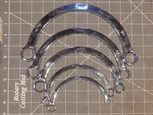 Mac Tools 5Pc SAE Half Moon Double Box Wrench Set 3/8" 15/16" HM HM2830R 12Pt - Picture 1 of 4