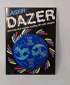 DZ Co Laser Dazer Spinning Disk Creates Moving 3D Color Images Vintage 90s Rare  - Bild 1 von 5