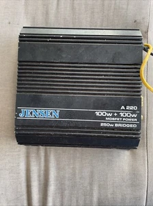 Jensen A220 100w + 100 W Mosfet Power Jensen A220 250 Watts Bridged Used (203) - Picture 1 of 12