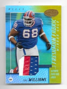 2002 Certified - MIKE WILLIAMS - Mirror Gold 3 Color Patch Rookie - BILLS #d/25 - Picture 1 of 1