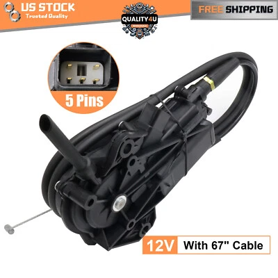 For NPR NPR-HD NQR - 2004-98 Motor Assembly Engine Stop New 12V With 67" Cable Foto 1 de 4