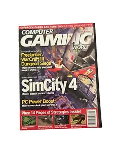 Computer Gaming World Collectable PC Game Magazine May 2002 #214 SimCity 4 - Picture 1 of 3