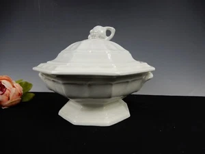Vintage Red Cliff Ironstone Octagonal Lidded Tureen - Picture 1 of 12