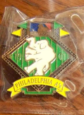1994 Oakland A's Athletics pin 125th Anniversary MLB logo celebrates 125 th m&d - Image 1 of 4