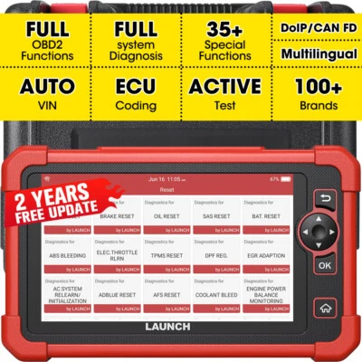2025 LAUNCH X431 CRP919X PRO Outils diagnostics OBD Systèmes Complète Codage ECU - Image 1 of 4