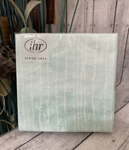 COCKTAIL NAPKINS WATERCOLOR OCEAN GREEN -BUBBLES -MADE IN GERMANY! NEW - Picture 1 of 3