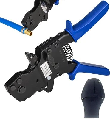 EFIELD Pex Ratchet Cinch Clamp Crimp Tool 3/8"-1"for Stainless Steel Rings+Pouch - Image 1 of 4