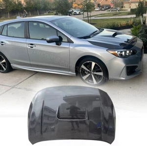 FOR 2018-2019 SUBARU XV REAL CARBON Front Hood Bonnet Lid Cover BODY KIT - Foto 1 di 8