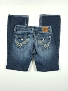 Women's Size 27R Big Star Remy Low Rise Boot Jeans E10 - Picture 1 of 6