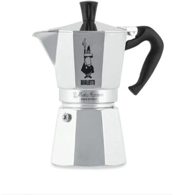Bialetti Moka Express Caffettiera, Alluminio, Argento, 2 Tazze BIALETTI MOKA  - Immagine 1 di 4