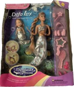 Defa Lucy Mermaid Princess NO.20978 Sealed in Box Rare 2000's Barbie Knock Off - Bild 1 von 9