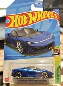 2022 Hot Wheels Blue Automobili Pininfarina Battista 171/250 HW Exotics 2/10 - Bild 1 von 2