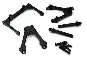CNC Machined Front Chassis Brace, Shock Tower & Body Post Kit for Axial SCX-10 - Picture 1 of 1