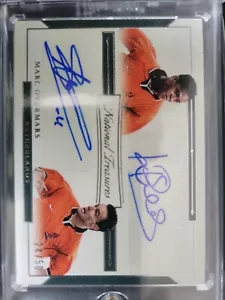 2018 Panini National Treasures Overmars Kluivert Dual Auto Base /50 - Picture 1 of 2