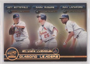 2000 Pacific Diamond Leaders Kent Bottenfield Mark McGwire Ray Lankford #28
