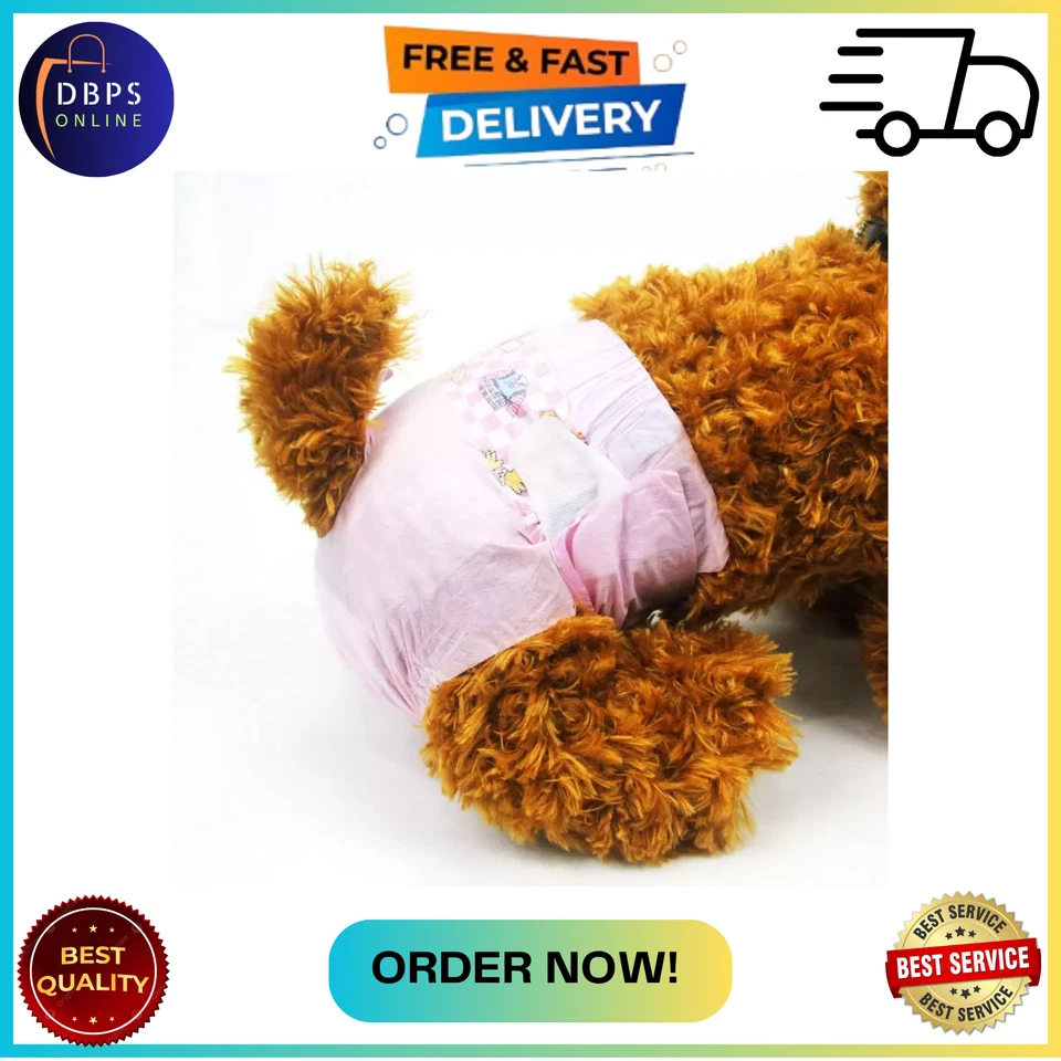 Dono Disposable Pet Diapers Female Dogs 2018 Super Absorbent Soft Heating Pee Di - Image 1 of 4