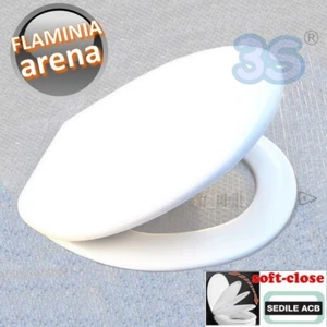 Sedile per wc ARENA Flaminia in termoindurente SOFT CLOSE chiusura rallentata - - Foto 1 di 4