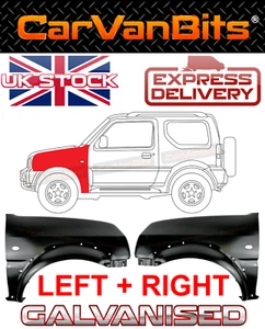 FOR SUZUKI JIMNY FJ 12-18 FRONT WHEEL ARCH WING FENDER REPAIR BODY PANEL PAIR - Picture 1 of 13